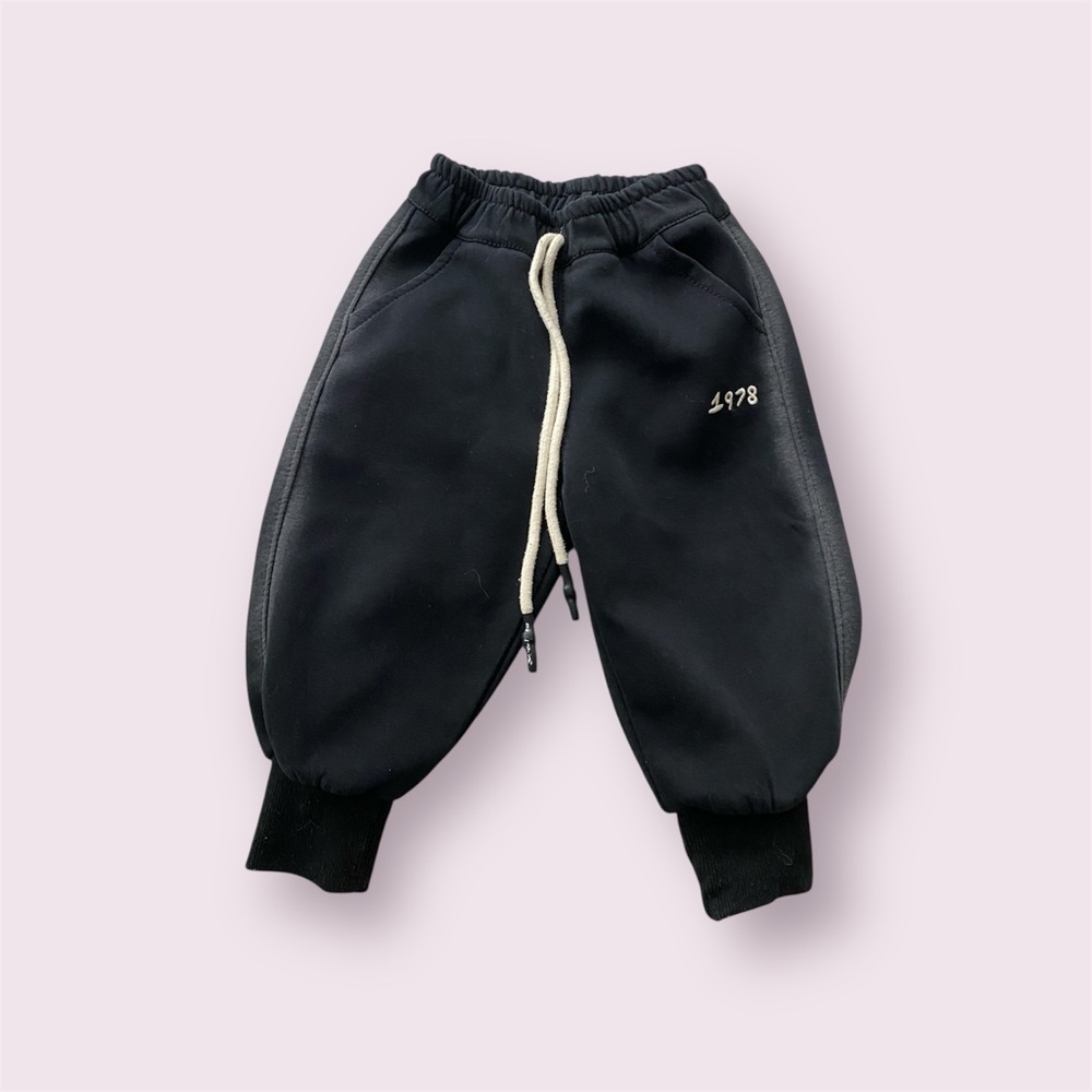 Toddler Baby Black Joggers
